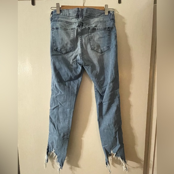 Flying Monkey Size 25 Destroyed Hem Cropped Jeans - Picture 2 of 4